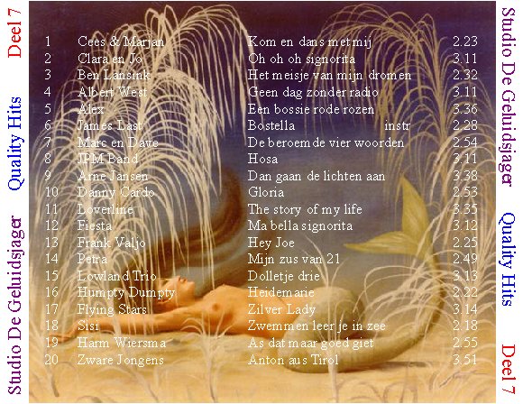 Quality Hits  Geluidsjager Deel 07 : Back